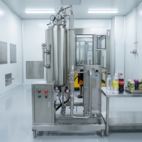 Machine à soda automatique commerciale avec bouteilles en plastique remplies de CO2, pompe PLC, garantie 1 an
