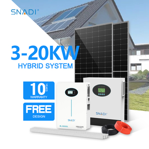 SNADI - Kits Solares Completos para Toda la Casa, Fácil Instalación, Sistema de Energía Solar de 5KW 10KW, Conjunto Híbrido Completo - Product Image 2