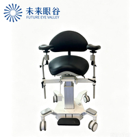 Chaise de chirurgien mobile électrique réglable en hauteur avec roulettes pour clinique ophtalmique