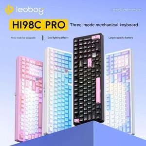 Teclado para Juegos LEOBOG Hi98C Pro de Aluminio, Teclados RGB Personalizables con Interruptores Intercambiables en Caliente para Win/<span class=keywords><strong>Mac</strong></span>/Android/Gamer - Product Image 1