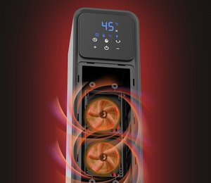 Nuevo Modelo de Calefactor Eléctrico Vertical para el Hogar, Calefacción Instantánea, Soplador de Aire Caliente, Pequeña Llama Solar, Calefactor Oscilante - Product Image 4