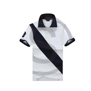 Camiseta Deportiva de Golf de Manga Corta con Logotipo Sublimado, Diseño 2026, 100% Algodón, Personalizable para Hombre - Product Image 1