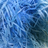 Remplisseur de papier hygiénique, froissé, couleur noire, pour tissu en coton, papier kraft brossé, blanc