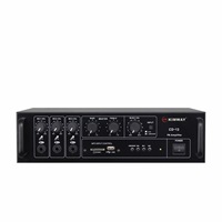 Amplificateur de sonorisation CD-13 | Amplificateur PA 40W avec USB/SD/Bluetooth, sortie à tension constante 70V/110V, 3 entrées micro