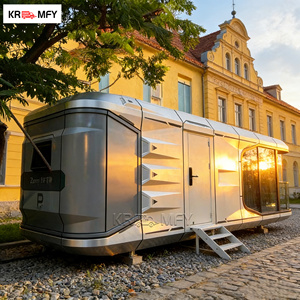 Capsule spatiale de luxe extensible et contemporaine, étanche, avec cuisine et design modulaire - Product Image 2