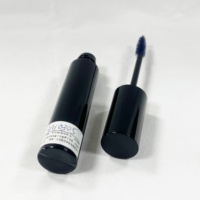 Emballage de tube de mascara cosmétique en plastique, forme ronde, vide, avec bouchon à vis personnalisé et brosse