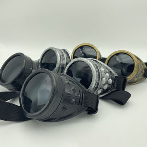 안전한 태양열 관측 안경 눈 보호를위한 Steampunk 일식 안경 유해한 빛으로 직접 태양 관측 - Product Image 1