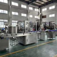 Machine automatique de remplissage et de capsulage antigoutte pour remplisseur de compte-gouttes d'huile essentielle liquide de bouteille de goutte en verre