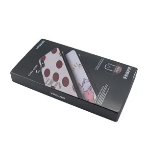 사용자 정의 전화 케이스 포장 골판지 상자 뜨거운 판매 두 조각 단단한 상자 도매 뚜껑과베이스 전화 포장