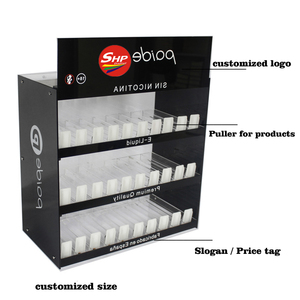 Cenicero Antirrobo SHP, Vitrina Acrílica para Cigarrillos, Vitrina de Vidrio, Gabinete Acrílico con Puerta Corredera Silenciosa - Product Image 4