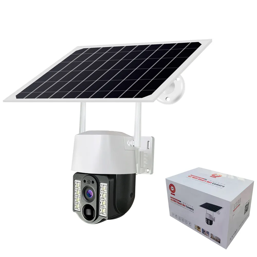 Camera Ptz 2MP Năng Lượng Mặt Trời Ngoài Trời 1080P Camera An Ninh Cctv Không Dây Camera Mạng Ptz Wifi Năng Lượng Mặt Trời Giám Sát Ip Năng Lượng Mặt Trời