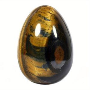 Huevos de Ojo de Tigre Amarillo Pulidos al Estilo Bohemio, Piedra de Cristal Natural, de Alta Calidad, Tendencia de Moda, Decoración para el Hogar, Regalos Seguros, Venta al Por Mayor - Product Image 3