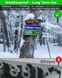 Letrero de Dirección de Calle con Película Reflectante, Señal de Seguridad Vial, Tamaño Personalizado, <span class=keywords><strong>Metal</strong></span> Americano, Aluminio, Ingeniería de Reflexión de Grado - Product Image 5