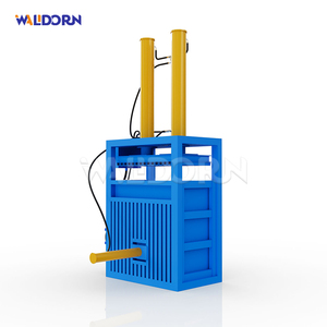 Walldorn Small Compact Scrap Cardboard Plastic <b>Film</b> Hydraulic Electric Automatic Vertical Baling Machine - Product Image 1