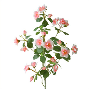 Yihua - Arte Floral, Rosa de Seda con Múltiples Cabezas, Flor Artificial, Decoración del Hogar, Decoración de Bodas, Estilo Moderno y Simple - Product Image 5