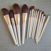 10 Buah Logo Kustom Kualitas Tinggi Pabrik Label Pribadi Perlengkapan Kuas Makeup Makeup Kosmetik Perjalanan Portabel