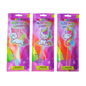 Многоцветные химические детские светящиеся палочки с единорогом, светящиеся палочки, оптовая продажа, одна упаковка - Product Image 2