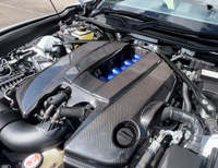 Couvre-moteur en fibre de carbone véritable de haute qualité pour Lexus RCF GSF IS500