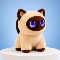 Intelligente KI-Sprechende Katze Plüschtier Interaktiver Emotionaler Feedback-Begleiter Roboter als Geschenk für Kinder
