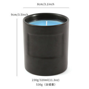 Tymplus – Coffret cadeau de bougies parfumées en cire de soja, en céramique, cylindriques, pour la décoration intérieure - Product Image 5
