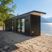 Maison conteneur moderne de 40 pieds pour village de vacances à trois chambres – Hébergement haut de gamme pour villégiature