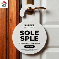 CaiFeng - Colgadores de Puerta con Diseño Personalizado, Impresión Digital en Cartulina Dúplex de Guangxi, Logotipo Personalizado, Folletos de Alta Calidad con Recubrimiento Elegante