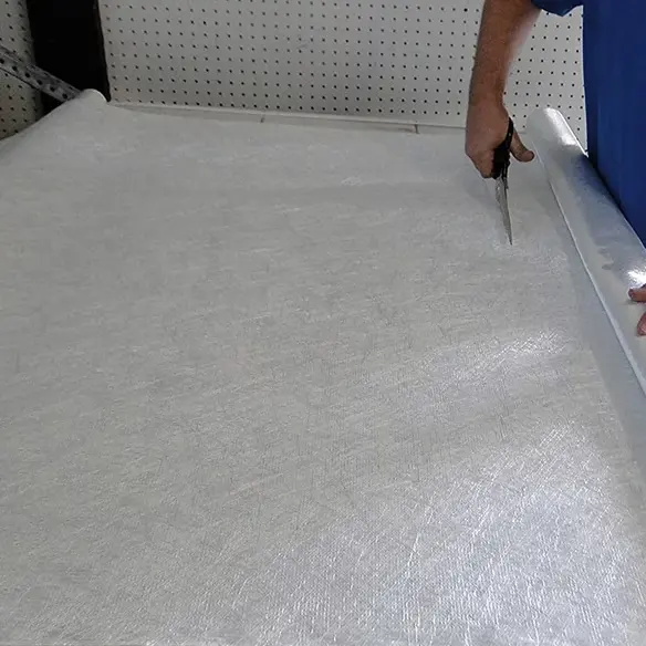 Emulsão de fibra de vidro e fibra de vidro Guangdong e pasta de pó 300gsm 450gsm tapete picado