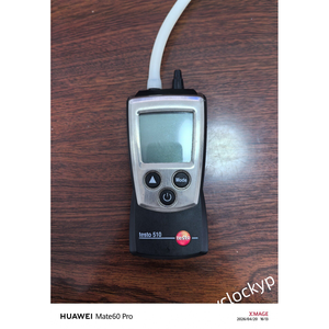 Testo 510 <b>Temperature</b> Compensation Manometer Auto-Ranging Pressure Meter Used - Product Image 3