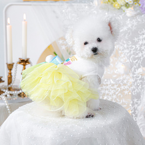 PETCIRCLE Ropa para Mascotas Primavera/Verano - Trajes para Perros y Gatos - Falda de Tul de Conejito de Pascua - Product Image 2