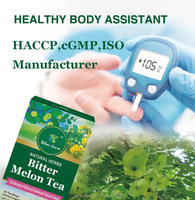 Wins Town tas teh Melon pahit tanpa gula produk kustom pabrikan CGMP teh Melon pahit Herbal Tiongkok siklocarya