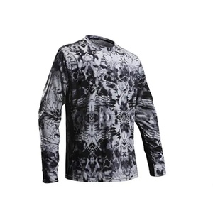 Men's Sports Wear Back Mesh Vented UV protection Outdoor Performance Zipper off Long Sleeves Fishing Shirts - Product Image 1