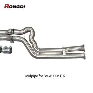 Tuyau intermédiaire de 2,76 pouces à longueur égale pour BMW X3M/X4M F97/F98 3.0T 2019-2023, pièces d'échappement en acier inoxydable 304 SS pour améliorer les performances - Product Image 4