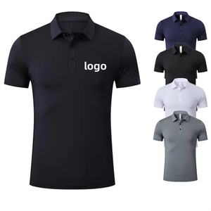 Polos en blanco de sublimación sólida OEM para hombre, polos personalizados con logotipo bordado, Polo de Golf, ropa de trabajo ajustada en seco - Product Image 3