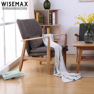 WISEMAX FURNITURE Hot Sale Modern Relax Leisure High Back Lazy <strong>Chair</strong> Accent Wood <strong>Arm</strong> <strong>Single</strong> Lounge <strong>Chair</strong> for Living Room - Product Image 4