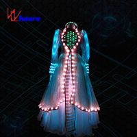Robe de danse de salon à LED pour la danse irlandaise