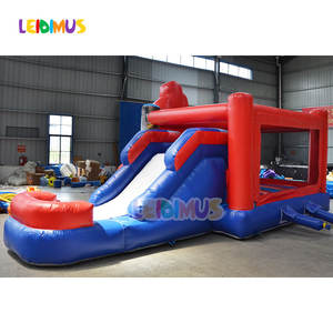 Slayt çocuklar kabarık atlama oyun sıçrama örümcek adam şişme zıplama kalesi slayt ile ticari örümcek adam sıçrama ev - Product Image 4