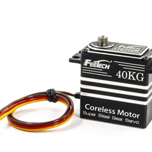 Servo Feetech de 40 kg con motor sin núcleo y engranajes de acero, piezas para RC - Product Image 4