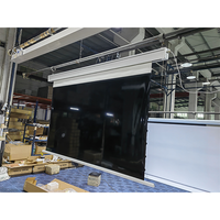 Écran de projection motorisé commercial pour étiquettes 80''-120'' 4:3 16:9 Écran de projection en plastique blanc