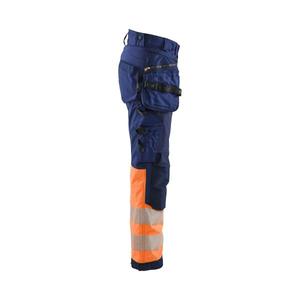 BLAKLADER - 711425138953D23 Pantalon softshell haute visibilité pour femme Bleu marine/Orange-EAN 7330509879740 HI-VIS WORKWEAR - Product Image 3