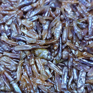 Trắng Aa-Lớp Baroque Ngọc Trai Nước Ngọt Sợi <span class=keywords><strong>22Mm</strong></span> Đũa Hình Không Thường Xuyên Lỏng Ngọc Trai Tự Nhiên Ngọc Trai Nước Ngọt - Product Image 4