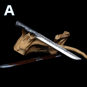 <span class=keywords><strong>Couteau</strong></span> spécial de chef de cuisine forgé en usine chinoise Longquan avec manche en métal et <span class=keywords><strong>couteau</strong></span> de cuisine à gaine en bois - Product Image 5
