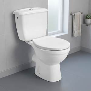 Modern Two Piece Washdown Toilet Floor Mounted Dual Flush Ceramic Bathroom Water Closet WC Set - Product Image 3