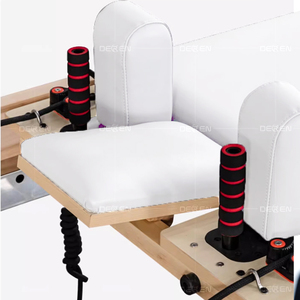 <span class=keywords><strong>DEREN</strong></span> GH88-S800-X Reformer Pilates di Alta Qualità in Legno di Quercia Massello Ecologico con Mezza Torre - Product Image 2