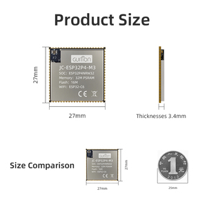 Carte mère ESP32-P4 + ESP32-C6 |   Module système minimum RISC-V 400 MHz, Wi-Fi 6, BLE 5, 32 Mo de PSRAM W878 - Product Image 1