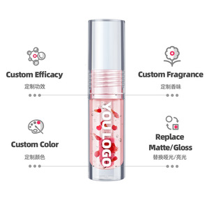 Brillo Labial Líquido Vegano de Marca Privada, Aceite Mineral, 10 Colores, Resistente al Agua, Voluminizador, Cambio de Color, Brillante - Product Image 4