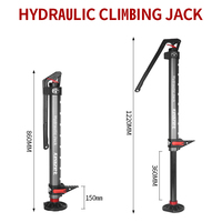 Kit d'outils de sauvetage personnalisable pour voiture, cric hydraulique métallique de 2 tonnes de haute qualité, manuel, pour tout-terrain, type 'Monkey Climbing Pole', pour remorque