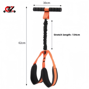 CZFIT Hot Sales High Quality Fitness Elastic Foot Pedal Resistance Bands Sit up <b>Pull</b> Rope Foot Pedal Quality Assurance Unisex - Product Image 6