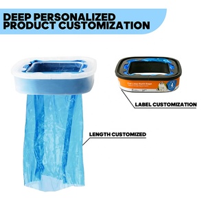 Litière Geniee sacs de <span class=keywords><strong>recharge</strong></span> compatibles avec XL Plus bacs d'élimination odeur serrure chat litière <span class=keywords><strong>recharge</strong></span> Cassette pour Pet Geni - Product Image 5