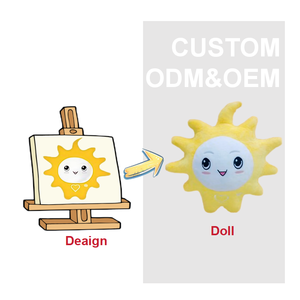 Thấp moq tùy chỉnh thực hiện mềm Thú nhồi bông đồ chơi sang trọng OEM ODM Chất liệu cotton tùy chỉnh plushies búp bê hoàn hảo món quà sinh nhật - Product Image 1