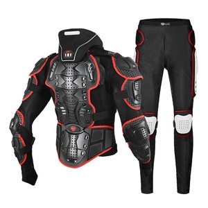 Set di 3 giacca completa per armatura da motociclista tuta di protezione per motociclisti - Product Image 1